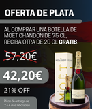 Combo Moët & Chandon Brut Imperial 75cl + Mini 20cl Grátis
