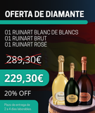 Combo Champagne Ruinart Cave Urbaine – 3 botellas exclusivas (Blanc de Blancs · Rosé · Brut)
