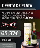 Combo Moët & Chandon Brut Imperial 75cl + Mini 20cl Grátis