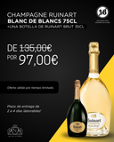 Ruinart Blanc de Blancs + Ruinart Brut