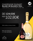 Ruinart Blanc de Blancs + Ruinart Rosé